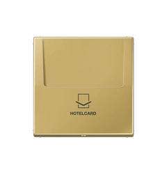 Накладка карточного выключателя JUNG ME2990 CARD C латунь Classic