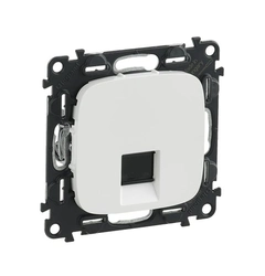 Розетка PC-1 компьютерная RJ45 UTP 6.cat., Valena Allure, цвет белый