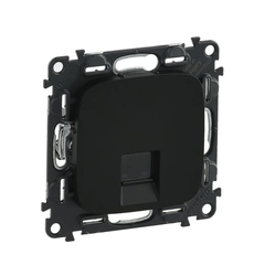 Розетка PC-1 компьютерная RJ45 UTP 6.cat., Valena Allure, цвет антрацит