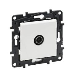 Розетка TV "звезда" Legrand NILOE STEP 863174 цвет белый