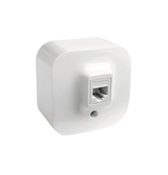 Розетка телефонная TF-1 Forix™ 782414, цвет белый