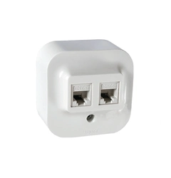 Компьютерная розетка PC-2 Forix™ 782428, цвет белый