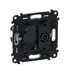 Механизм розетки TV+RJ45 6cat. UTP, in&Matic