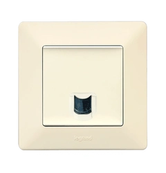 Розетка PC-1 компьютерная RJ45 UTP 5cat., Valena Life, цвет слоновая кость