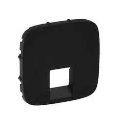 Лицевая панель для розетки RJ45/RJ11, Valena Allure, цвет антрацит
