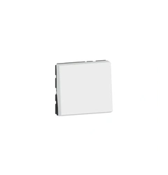 Выключатель 2 модуля 10А 250В MOSAIC NEW 077010L цвет белый