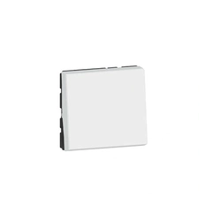 Переключатель 2 модуля 10А 250В MOSAIC NEW 278011L цвет белый