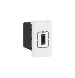 Розетка USB-C 1,5A 7,5Вт 1 модуль MOSAIC 77589 колір білий