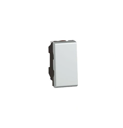 Переключатель 1 модуль 10А 250В MOSAIC NEW 079201L алюминий цвет
