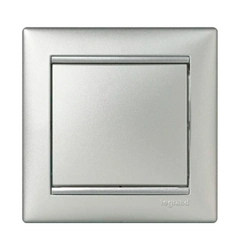 Переключатель 1-клавишный Legrand Valena 770106 цвет алюминий.