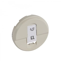 Накладка компьютерной розетки RJ45 Legrand Celiane 66235 слоновая кость