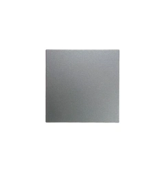 Клавиша выключателя 1-я Berker для коллекций S.1/B.3/B.7 GLAS, цвет «алюминий матовый», 16201404