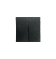 Клавиша выключателя 2-а Berker для коллекций S.1/B.3/B.7 GLAS, цвет «антрацит, матовый», 16231606