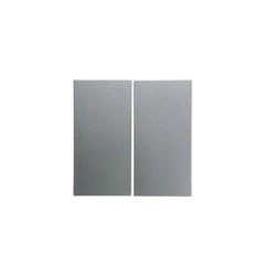 Клавиша выключателя 2-я Berker для коллекций S.1/B.3/B.7 GLAS, цвет «алюминий матовый», 16231404