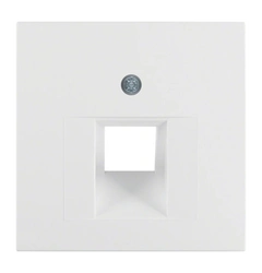 Накладка для розетки UAE/E-DAT, полярная белая, матовая S.1/B.3/B.7 GLAS 14071909