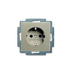 Розетка із заземленням Basic 55 шампань 20 EUC-93-507