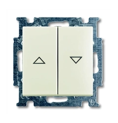 Вимикач жалюзі Abb Basic55 колір білий - Chalet