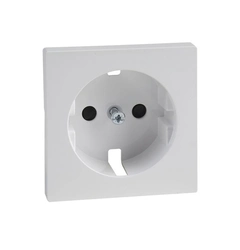 Накладка розетки с шторками Merten SM MTN2330-0325 активный белый
