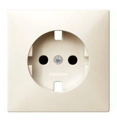 Накладка розетки с шторками Merten SD MTN2330-4044 Бежевый