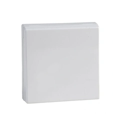 Накладка розетки с ж/к, шторками и крышкой Merten SM MTN2340-0325 активный белый