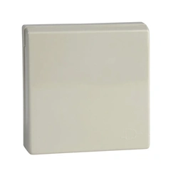 Накладка розетки с ж/к шторками Merten SM MTN2340-0344 бежевый глянец