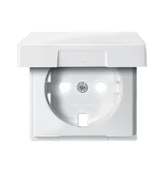 Накладка для розетки с крышкой Merten SM MTN2341-0319 полярно-белый