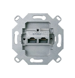 Механизм компьютерной розетки 2xRJ45 кат. 6е UAE Merten MTN465706