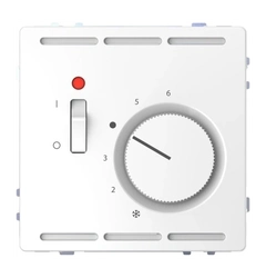 Терморегулятор с выкл. D-Life MTN5760-6035 «Белый лотос»