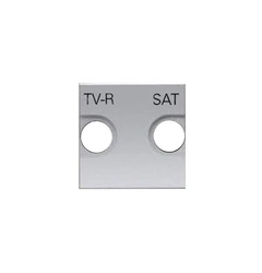 Панель розетки TV-R/SAT Zenit серебряный