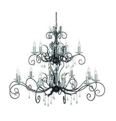 Люстра Elstead AMARILLI AML15 BLK/SILVER*