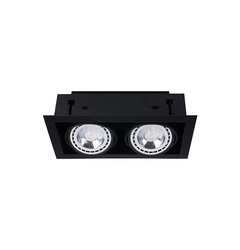 Точечный светильник Nowodvorski 9570 Downlight GU10, ES111 2x15W IP20 Bl