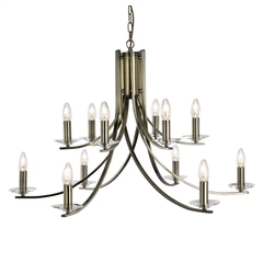 Люстра Searchlight Ascona 41612-12AB