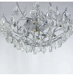 Люстри SOLEN 86544065 Діаметр: 60див. Кількість ламп: 10 Колір корпусу: Хром