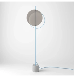 Торшер Mid glass F-Blue-RAL 5024