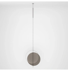 Підвісний світильник Mid glass L-Gray-RAL 7036