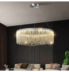 Люстра SIRO 94698114 Діаметр: 80см Колір корпусу: Хром