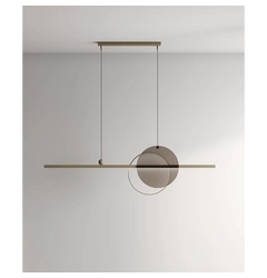 Підвісний світильник Mid glass 1200-Latte-RAL 1019