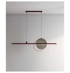 Підвісний світильник Mid glass 1500-Cherry-RAL 3005