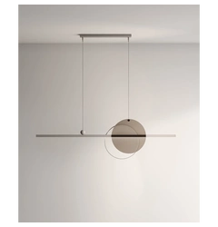 Підвісний світильник Mid glass 1500-Gray-RAL 7036