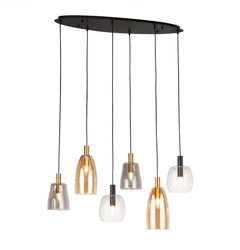 Люстра Searchlight DIVINE 36463-6BK