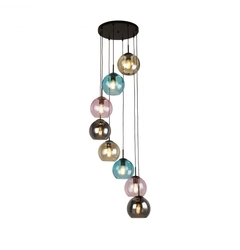 Люстра Searchlight MARDI GRAS 94008-8BK