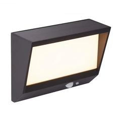 Светильник уличный Searchlight 67418BK SOLAR, с датчиком движения