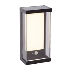 Светильник уличный Searchlight 67419BK SOLAR, с датчиком движения