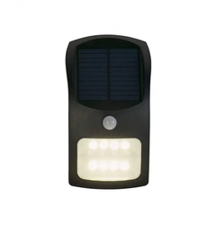 Светильник уличный Searchlight 67420BK SOLAR, с датчиком движения