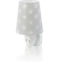 Детский ночник в розетку Dalber Stars Grey 81215E