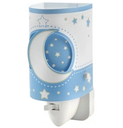 Дитячий нічник в розетку Dalber Moon Blue 63235LT