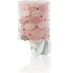 Детский ночник с подключением к розетке Dalber Clouds Pink 41415S