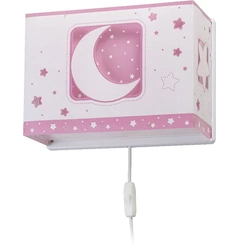 Дитяче бра Dalber Moon Pink 63238S