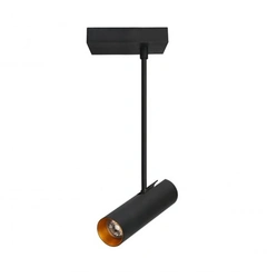 Светильник-спот AZzardo LENS Square AZ3515 black/gold