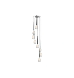 Підвісний світильник Azzardo MD1288A-8W IZZA 8 pendant white (AZ0160)